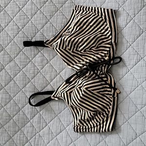 Pour Moi bikini top sz 36I/G gold & black